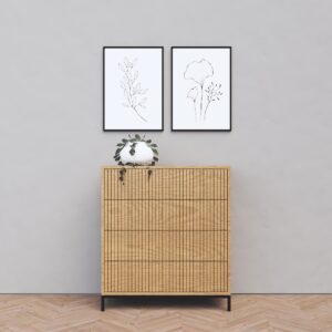 קומודה דגם אמה עץ