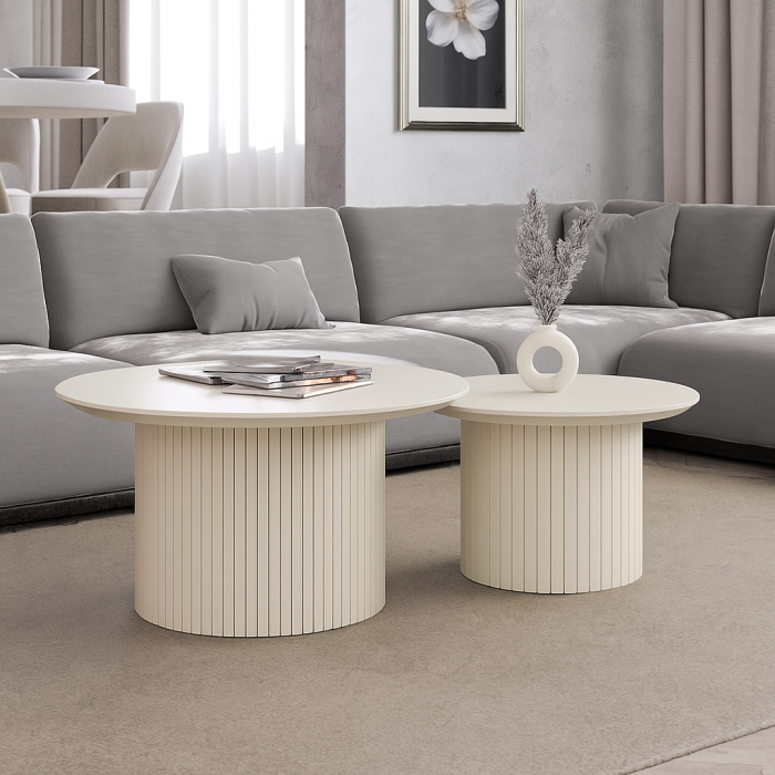 שולחנות מרלו שמנת