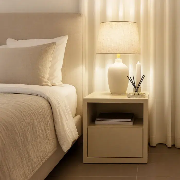 שידת צד מיטה דגם קים